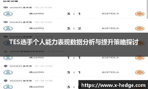 TES选手个人能力表现数据分析与提升策略探讨