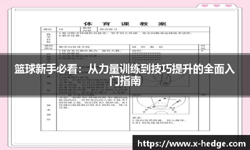 篮球新手必看：从力量训练到技巧提升的全面入门指南